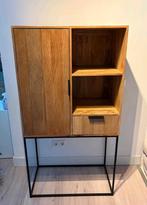 Woonexpress kast met deur en lade mango hout, Huis en Inrichting, Ophalen, Met deur(en), Zo goed als nieuw, Minder dan 150 cm