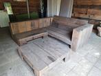 houten loungeset, Ophalen, Gebruikt, Hout, Bank