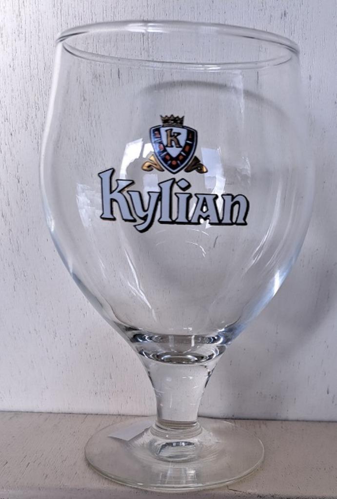 Kylian Bierglas op voet, Verzamelen, Biermerken, Zo goed als nieuw, Glas of Glazen, Overige merken, Ophalen of Verzenden