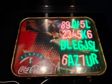 JAREN 60 / 70 NEON SIGN COCA COLA LICHTBAK LETTERBAK beschikbaar voor biedingen