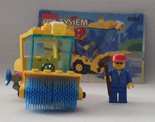 6649 Lego Classic Town Traffic Street Sweeper, Kinderen en Baby's, Speelgoed | Duplo en Lego, Gebruikt, Lego, Complete set, Ophalen of Verzenden