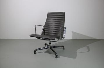 Vitra EA 116, Aluminium, grijs leer