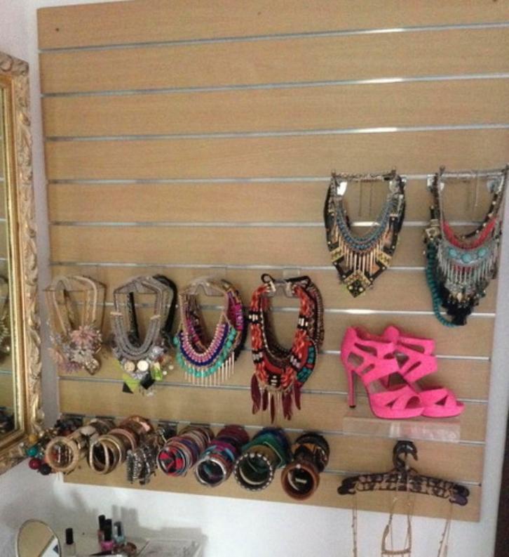 Winkelwand voor Sieraden en Accessoires, Huis en Inrichting, Kasten | Wandmeubels, Zo goed als nieuw, Minder dan 100 cm, Minder dan 150 cm