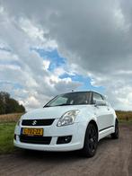 Suzuki Swift 1.3 3D 2009 Wit, Auto's, Stof, Zwart, Handgeschakeld, 93 pk