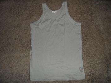 Mouwloos, grijs sportshirt HEMA, maat 176 beschikbaar voor biedingen