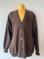 Vintage bruine blouson / cardigan maat 54, Ophalen of Verzenden, Zo goed als nieuw, Maat 52/54 (L), Bruin