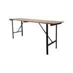 Berlijn tafels, stevige vintage houten klap buffetafels  616, Ophalen of Verzenden, Gebruikt