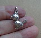 zilveren vintage bedel eenden kuiken [551], Overige merken, Ophalen of Verzenden, Zo goed als nieuw, 1 bedel