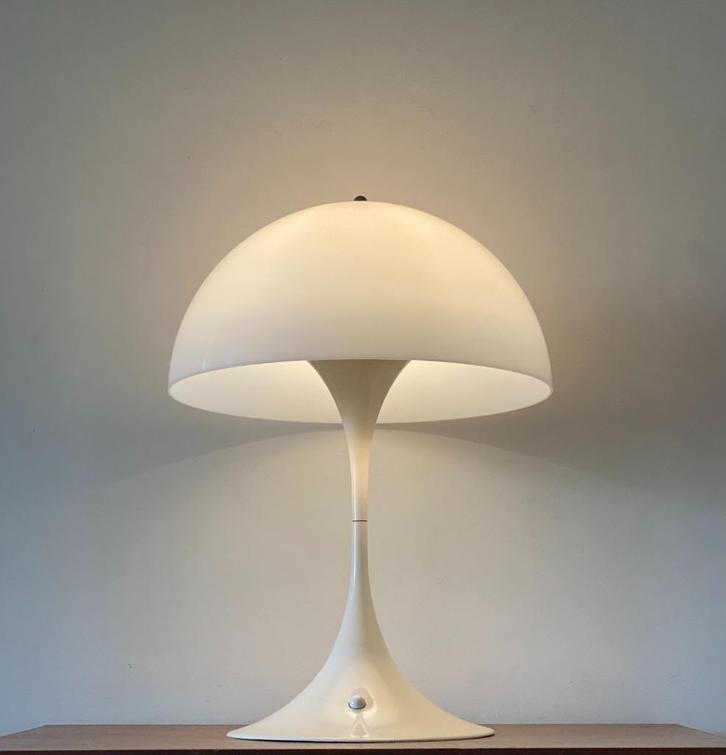 Panthella tafellamp by Verner Panton for Louis Poulsen 1970s, Huis en Inrichting, Lampen | Tafellampen, Nieuw, Minder dan 50 cm