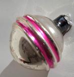 Antieke Kerst Ajeko Spoetnik in zilver -fuchsia, Ophalen of Verzenden