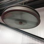 1+2 design lampen glas hanglamp, Huis en Inrichting, Lampen | Hanglampen, Ophalen, Gebruikt, Glas, Minder dan 50 cm