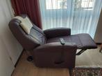 relaxfateuil leer, Huis en Inrichting, Ophalen, Minder dan 50 cm, Zo goed als nieuw, Leer