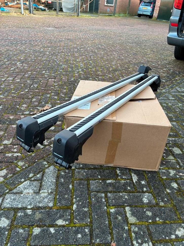 Originele Volkswagen Tiguan Allspace Dakdragers, Auto diversen, Dakdragers, Gebruikt, Ophalen of Verzenden