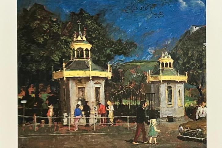 0551  DIERENTUINEN IN DE KUNST (1)    , Verzamelen, Ansichtkaarten | Themakaarten, Ongelopen, 1980 tot heden, Overige thema's