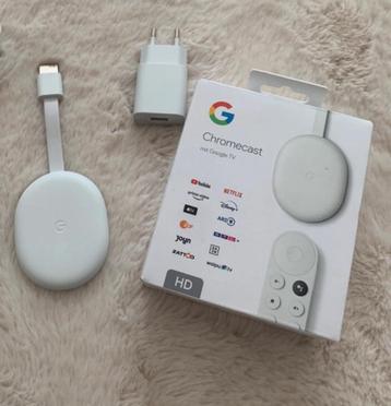 Google Chromecast HD | Google TV compleet in doos beschikbaar voor biedingen