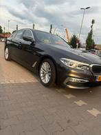 BMW 5-Serie 520d 190pk Aut. 2018 Grijs, Auto's, Euro 5, Achterwielaandrijving, 1995 cc, Zwart
