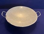 Vintage. Geëmailleerde WOK. Blauw Gewolkt., Ophalen of Verzenden, Gebruikt, Overige materialen, Wok