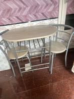 Tafeltje met 2 stoelen, Ophalen, Gebruikt, Minder dan 4 stoelen