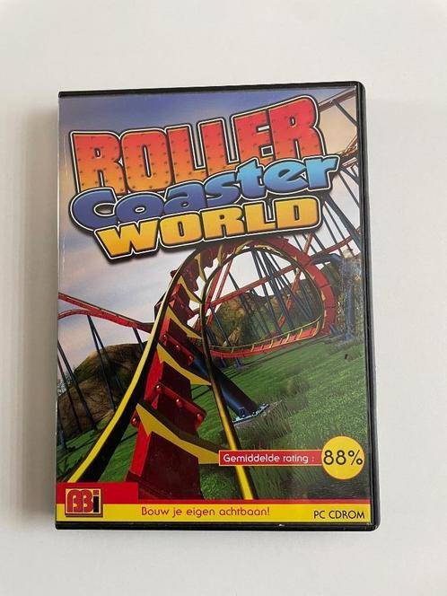 Roller Coaster World. Pc cd-rom, Spelcomputers en Games, Games | Pc, Gebruikt, Strategie en Constructie, 1 speler, Vanaf 3 jaar