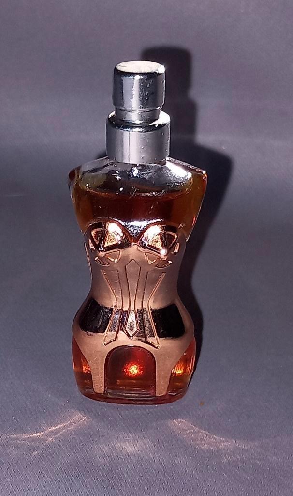 Luxe parfum mini Jean Paul gaultier brons corset, Verzamelen, Parfumverzamelingen, Zo goed als nieuw, Miniatuur, Gevuld, Ophalen of Verzenden
