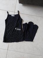 Feest jurkje tuniek glitter met legging 104, Kinderen en Baby's, Kinderkleding | Maat 104, Meisje, Ophalen of Verzenden, Zo goed als nieuw