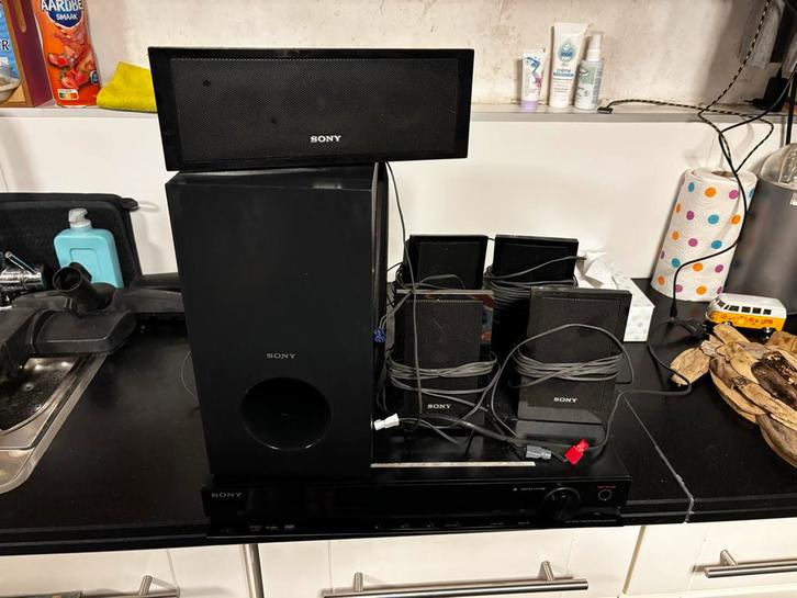 Sony Home Cinema Set - Perfecte Geluidsbeleving!, Audio, Tv en Foto, Home Cinema-sets, Gebruikt, Dvd-speler, 5.1-systeem, 70 watt of meer