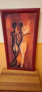 2 tekeningen in lijst 78cm X 40cm samen voor € 10,00, Antiek en Kunst, Ophalen