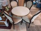 Mooie Complete Eetkamer Set., Ophalen, Gebruikt, 4 tot 6 stoelen