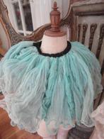 zeldzame antieke GROTE TURQUOISE TULE PIERROT KRAAG / rokje, Antiek en Kunst, Ophalen of Verzenden