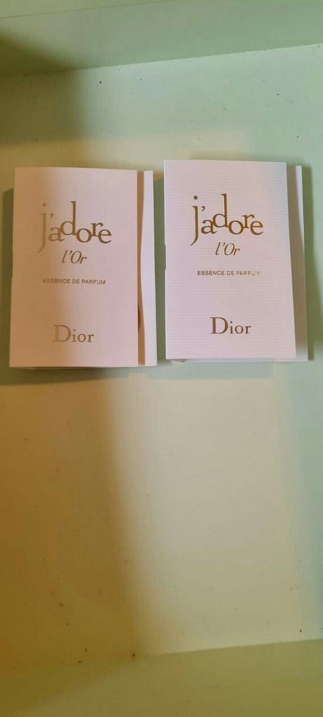 Dior J adore l Or essence de parfum 2x1ml, Sieraden, Tassen en Uiterlijk, Uiterlijk | Parfum, Nieuw, Ophalen of Verzenden