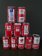 Coca Cola blikjes Olympische spelen jaren '80, Ophalen of Verzenden, Zo goed als nieuw, Gebruiksvoorwerp
