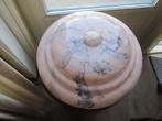 Lampenkap Art Deco voor een hangende lamp roze grijze wolken, Ophalen, Rond, Zo goed als nieuw, Grijs