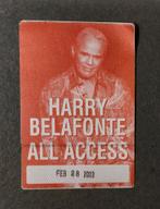 Harry Belafonte BACKSTAGE PASS Den Haag 28 februari 2003, Verzenden, Gebruikt, Foto of Kaart