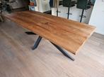 Houten Eettafel 240x100cm, Ophalen of Verzenden, Rechthoekig, 50 tot 100 cm