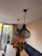 Set van 2 zwarte eettafellampen loods5, Huis en Inrichting, Lampen | Hanglampen, Ophalen of Verzenden
