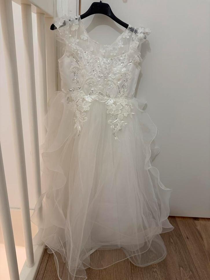 Feestjurk voor kinderen, Kinderen en Baby's, Kinderkleding | Maat 128, Zo goed als nieuw, Meisje, Jurk of Rok, Ophalen