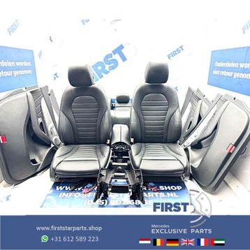 W253 GLC AMG STOELEN GLC43 GLC63 COMPLEET INTERIEUR ZWART LE beschikbaar voor biedingen