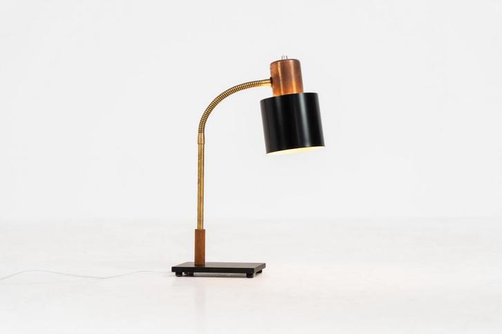 Vintage “Beta” tafellamp door Jo Hammerborg, Huis en Inrichting, Lampen | Tafellampen, Zo goed als nieuw, Minder dan 50 cm, Ophalen of Verzenden
