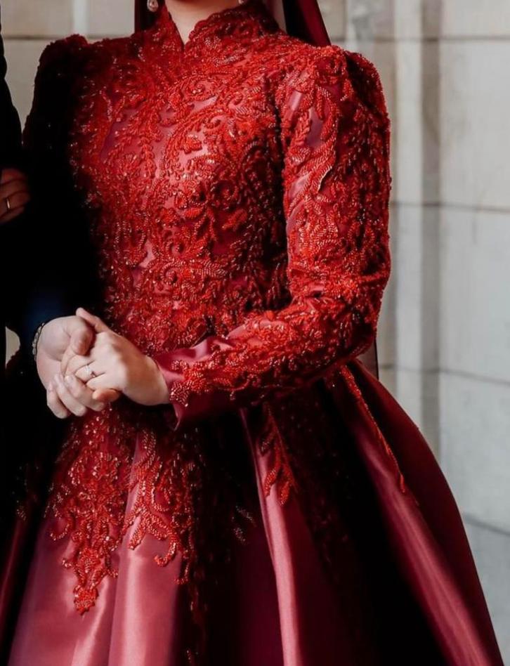 Handgemaakte Henna-Avondjurk / Kına elbisesi, Kleding | Dames, Gelegenheidskleding, Zo goed als nieuw, Galajurk, Ophalen