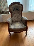Klassieke Fauteuil met Houten Frame, Ophalen, Gebruikt, Minder dan 75 cm, 50 tot 75 cm