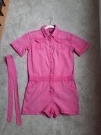 Merk Jill&Mitch 146/152 146 denim jumpsuit roze Jill & Mitch, Overige typen, Meisje, Ophalen of Verzenden, Zo goed als nieuw