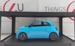 Ixo 1:18 Fiat Abarth 500e 2024 blauw nieuw in verpakking, Hobby en Vrije tijd, Modelauto's | 1:18, Ophalen of Verzenden, Nieuw