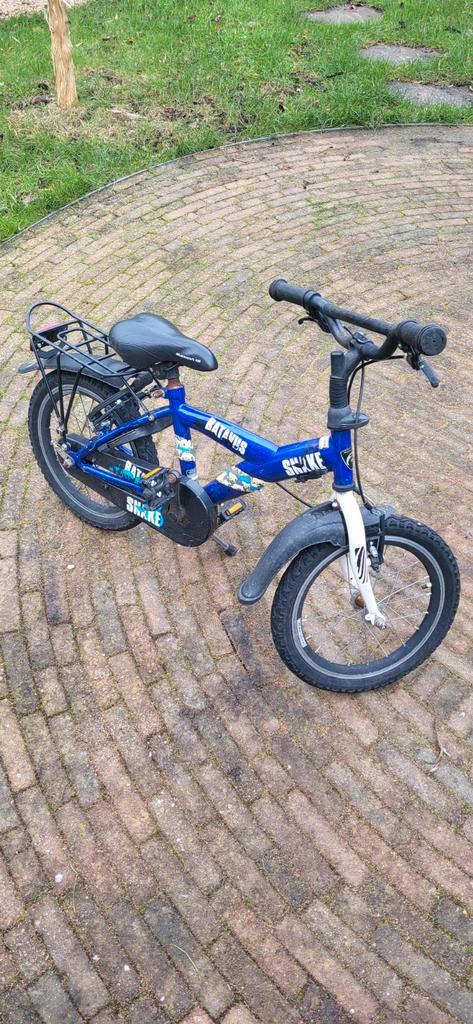 Batavus Kinderfiets jongensfiets 16 inch - Blauw, Fietsen en Brommers, Fietsen | Kinderfietsjes, Gebruikt, Ophalen