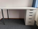 White IKEA desk, Huis en Inrichting, Ophalen, Zo goed als nieuw, Bureau
