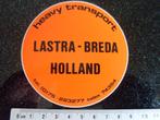 sticker heavy transport lastra breda logo zwaar, Verzenden, Zo goed als nieuw, Merk