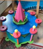 Uniek, door kunstenaar ontworpen houten verhalenkasteel, Kinderen en Baby's, Speelgoed | Houten speelgoed, Gebruikt, Ophalen