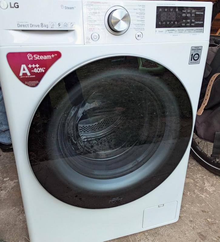 LG Voorlader Wasmachine - 8 kg - Goed werkend, Witgoed en Apparatuur, Wasmachines, Zo goed als nieuw, Voorlader, 8 tot 10 kg, 85 tot 90 cm