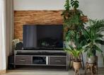 Tv-meubel visgraat, Ophalen, 100 tot 150 cm, Zo goed als nieuw, Metaal