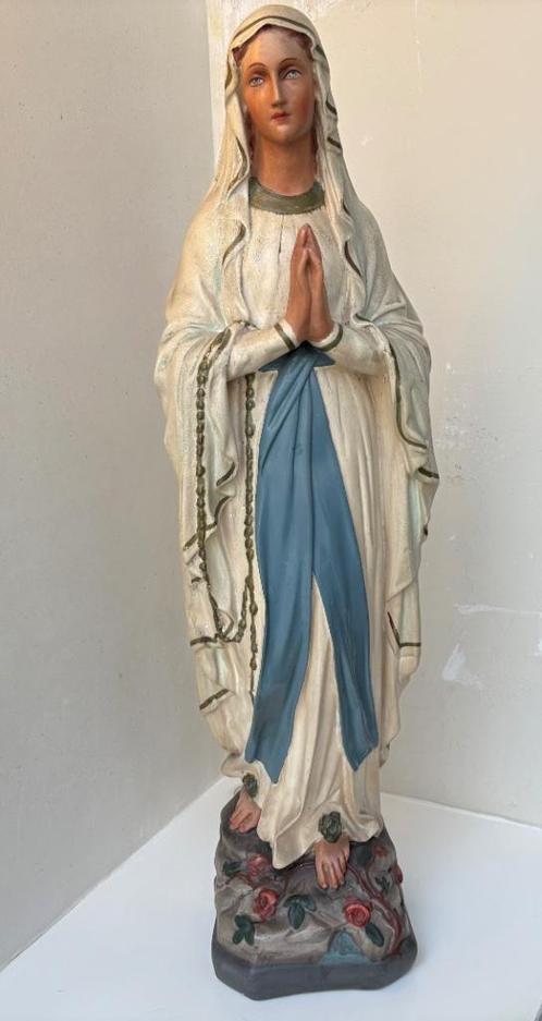 Maria Heiligbeeld 82 cm hoog in zeer goede staat, Antiek en Kunst, Antiek | Religie, Ophalen