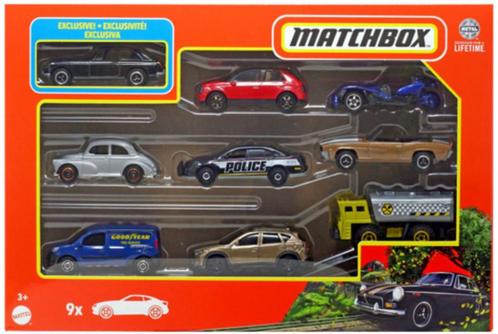 Matchbox: Diecast 9-Pack : Oa. 1971 MGB GT Coupe, Kinderen en Baby's, Speelgoed | Speelgoedvoertuigen, Nieuw, Ophalen of Verzenden